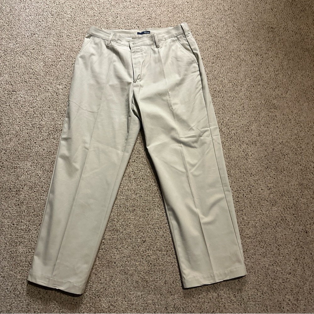Basic Edition 36x30 Men’s Pants Beige Cotton Polyester Blend